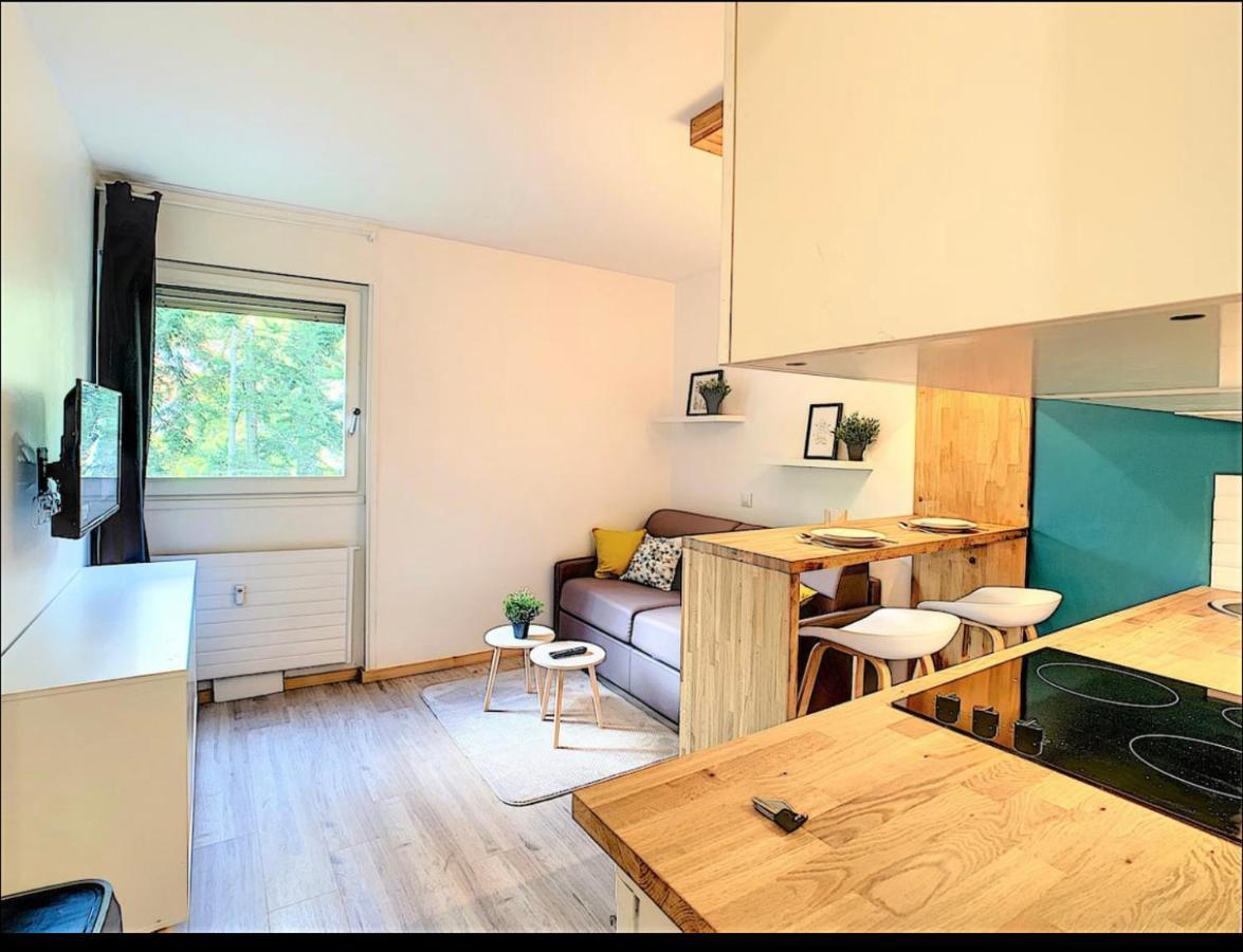 Centre Saint-Gervais Studio Vert Moderne 2 Pers Proche Telecabine Экстерьер фото